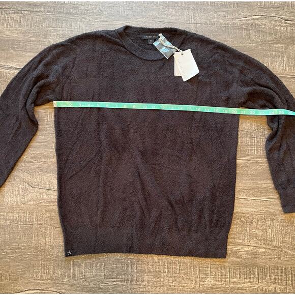 Barefoot Dreams Women's CozyChic Lite Pullover w/ Straight Leg Pant Set, Blk, XS - Picture 3 of 14